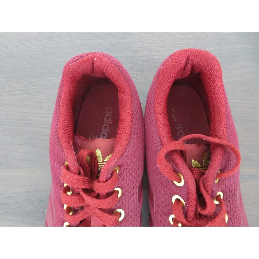 Adidas ZX Flux Torsion Shoes Mens 9 Red Mesh Running Sneakers BA8380 Athletic